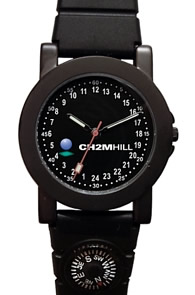 Militarytime 24 hour dial - European Custom Watch 1039M24-KK12T