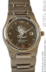 Stainless Steel Watches - Corporate Watch for Ladies 20157L-BLACK