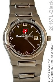 Stainless Steel Watches - Corporate Watch for Ladies 20157L-BLACK