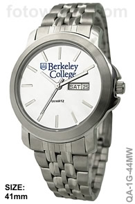 Stainless Steel Mens College Logo Watch qa-1G-44MW