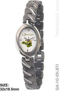 Ladies IP Silver Plated Titanium Corporate Watch qa-1G-03LBTI