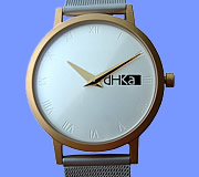 Slim Gold SG77 Series Custom Watch